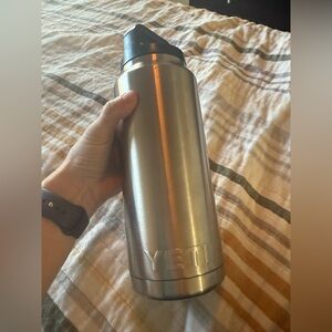 YETI Silver Stainless Steel Thermos - 46oz